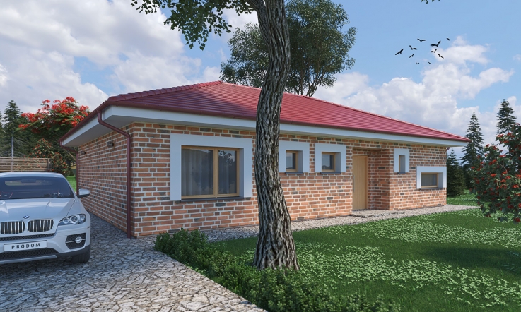 projekt domu BUNGALOW 198